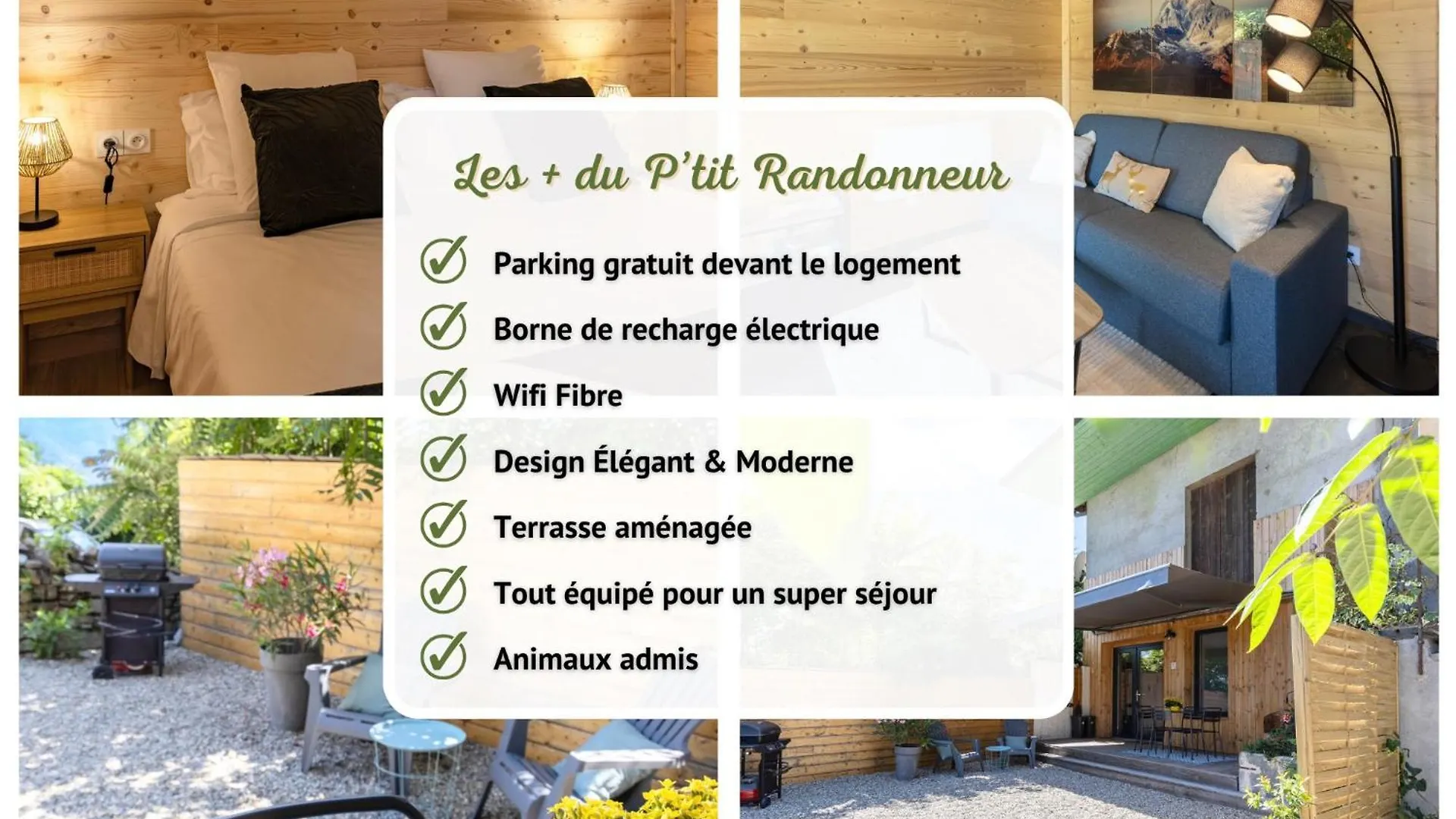 Appartement Au P'Tit Randonneur - Parking Terrasse - Clg Savoie à Saint-Pierre-dʼAlbigny